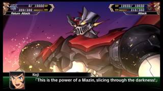 Srw V Mazinger Zero All Attacks