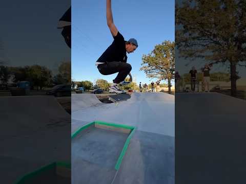 Skatepark laps with Tom Tom OC Ramps skatepark in Cherokee Iowa!