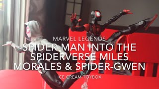 Marvel Legends Spider-Man Into the Spiderverse Miles Morales & Spider-Gwen