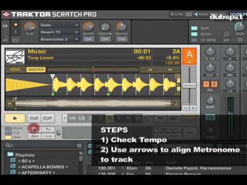 Dubspot :: Traktor Pro :: Beat Grid Tutorial