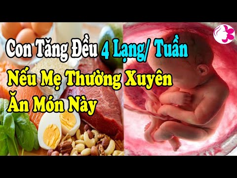 11 Thực Phẩm Giúp Thai Nhi TĂNG CÂN Vù Vù Mà Mẹ Không Lo Béo, Ăn Gì Để Con Tăng Cân Nhanh