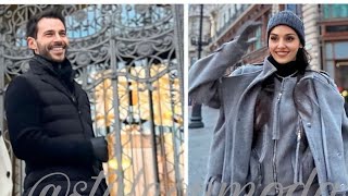 FLASH 💥HANDE ERCEL AND HAKAN SAPANCI IN BUDAPEST TOOK EACH OTHER'S PHOTOS 💥 #han
