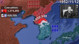 The Korean War using Google Earth [Extended]