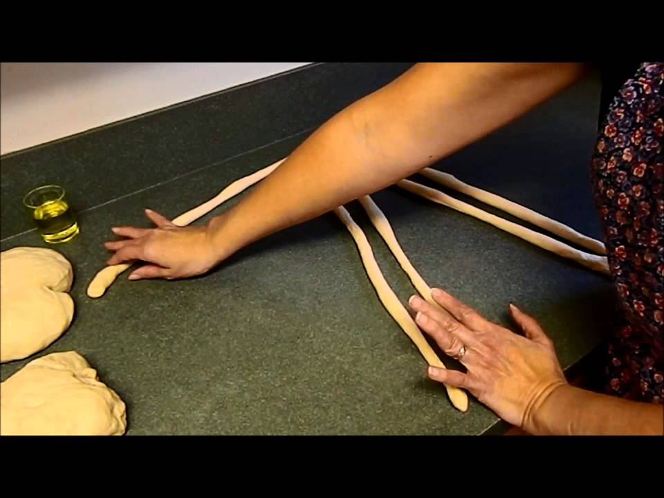 How to Braid a 6 Braid Challah Loaf YouTube