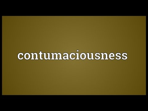 Header of contumaciousness