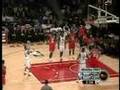 Allen Iverson & Michael Jordan 2003 NBA All Star Highlight