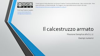 Strutture In C.a. - Flessione Retta Slu - Esempi Di Calcolo Mrd