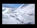 Erzurum Dağları Kar İle Boran