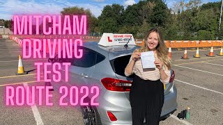 Mitcham Driving Test Route 22 August 2022 @ 8.40 am