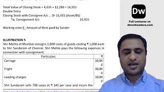 Lecture 17 - Consignment - Part 2 - CA Foundation - Accounts