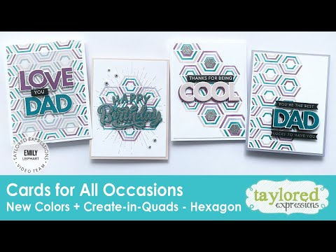 Create-in-Quads Layering Stencil - Hexagon Create-in-Quads Layering Stencil - Hexagon