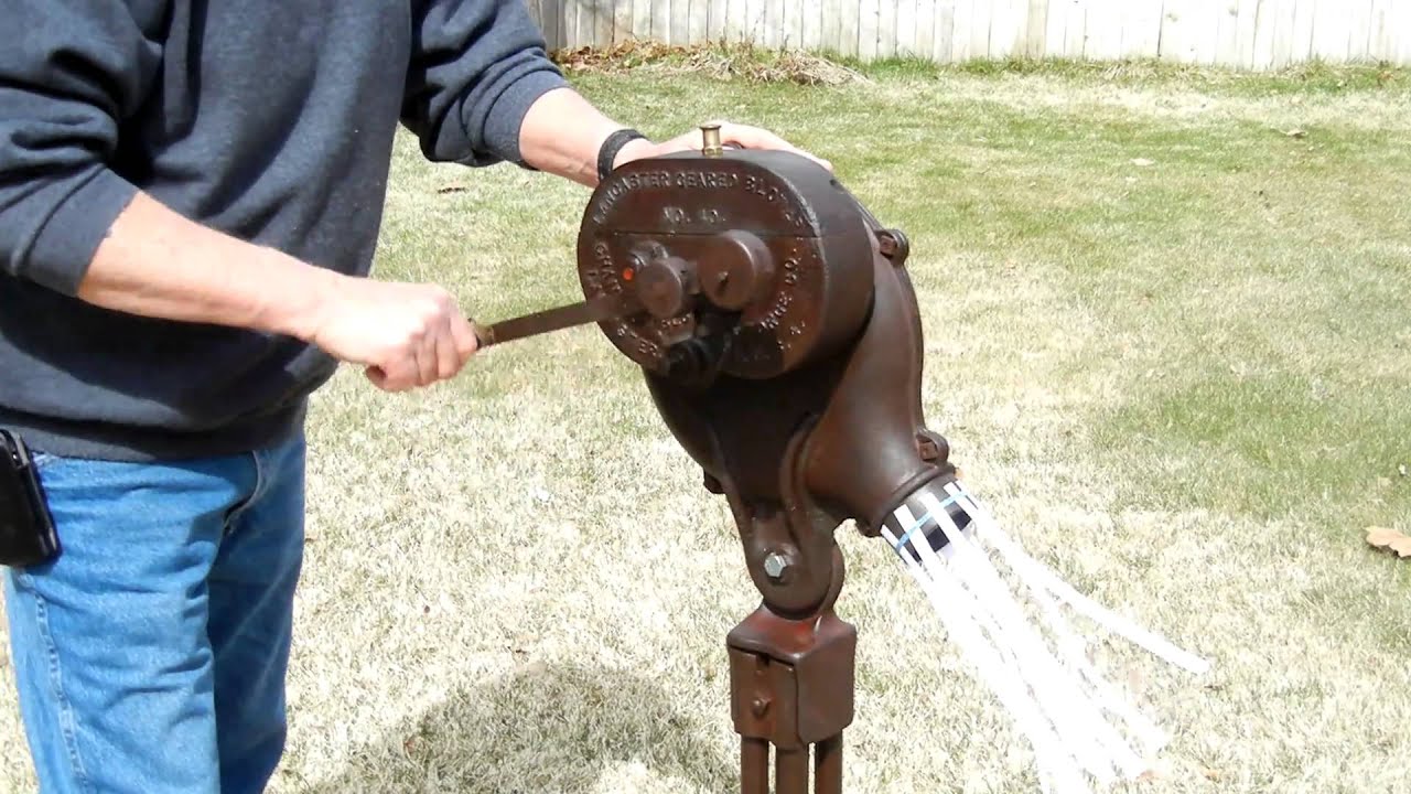 CHAMPION #40 BLACKSMITH FORGE BLOWER - YouTube