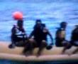 chazzar and lee falling off the banana boat