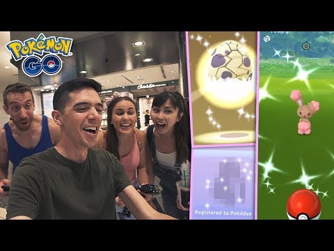 SHINY BUNEARY + NEW SHINY EGG HATCH & POKÉDEX ENTRY IN SINGAPORE (Pokémon GO Eggstravaganza 2019)