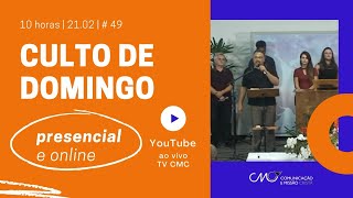 Reunião de domingo online | 10 horas | 21.02 | #49