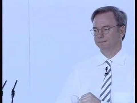 Eric Schmidt at Google Press Day Paris