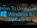 How To Uninstall Windows 8.1 Update 1! (Build 9600.17025)