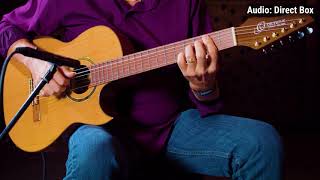 Ortega Ben Woods Flametal-Two Signature Flamenco Guitar Natural