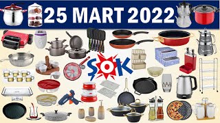 Şok 25 Mart 2022 Aktüel Ürünler Kataloğu Çeyizlik & Mutfak Beklenen Ürünleri Şok Bu Hafta