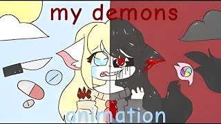 [Reupload] My Demons (Animation) - By @Anoood2000 |  contains flashing lights!