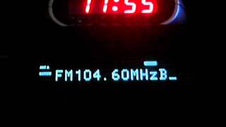  FM scan [3/3] 100.5 - 107.9 MHz