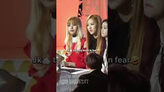 The Way Lisa Suddenly Making Eye Contact With Jungkook