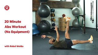 20 Min Abs Workout (No Equipment) With Robel Woldu | lululemon
