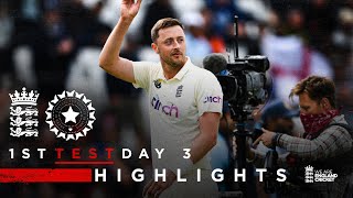 England v India - Day 3 Highlights | 1st LV= Insurance Test 2021
