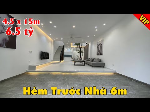 Bán nhà Gò Vấp | Nhà đẹp đường Nguyễn Oanh full nội thất hẻm 6m rộng rãi giá chỉ 6 tỷ hơn