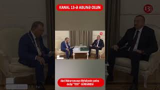Abel Məhərrəmovun Mehdiyevin Şəninə Dediyi Tost Gündəmdə