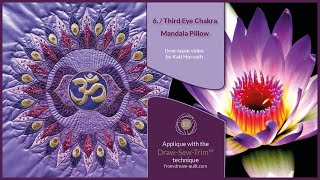 How it was made - "6th Third Eye Chakra Mandala" Pillow (DST / Time-lapse)