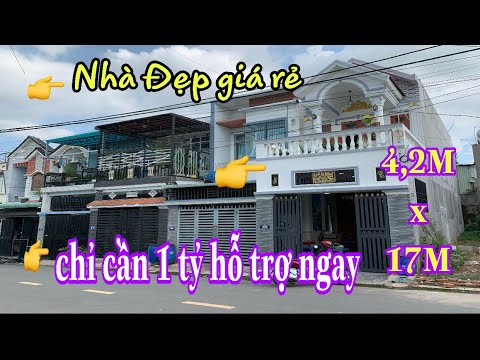 @Bán Nhà TP Dĩ An Bình Dương (502) | Nhà đẹp giá rẻ | Chỉ cần 1 tỷ sở hữu ngay | DT 4,2 x 17M