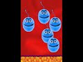 Crazy blue things