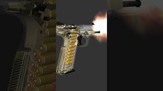 Desert Eagle In 3D Powerful Pistol Animation