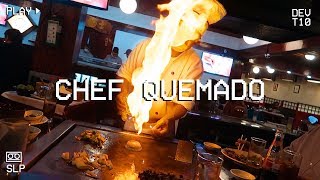 Chef Japonés Casi Se Quema La Cara!!! 🔥👨🏻🍳