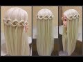 Коса - "Водопад" Прическа за 5 мин.Scythe - "Waterfall" Hairstyle for 5 minutes.
