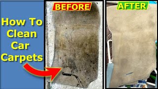How To Clean Your Car Carpets, Floor Mats, and Fabric Seats