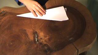 fabrication d'un avion en papier