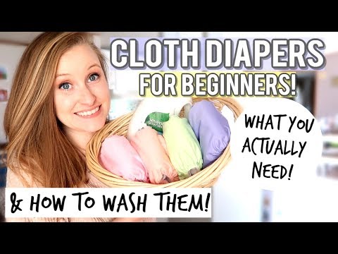 CLOTH DIAPERS FOR BEGINNERS | CLOTH DIAPER ROUTINE - YouTube