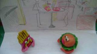 Original anime movie "I love Mcdonalds's foods!"