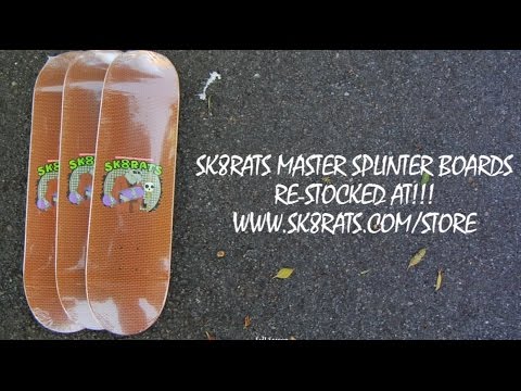 Master Splinter SK8RATS Commercial