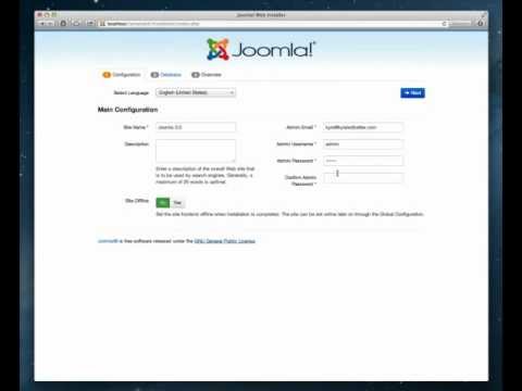Установка joomla 3.0