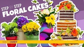 3 DELICIOUS Floral Cakes | Spring Inspired CAKES | How To Cake It | Yolanda Gampp