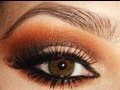 Orange Smokey Eye Shadow Tutorial