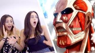 North Americans React to ANIME | ???????? (Attack on Titan, Food Wars, Sword Art Online)
