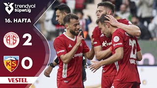 Vestel Antalyaspor 2-0 Kayserispor - Highlightsözet Trendyol Süper Lig - 202425