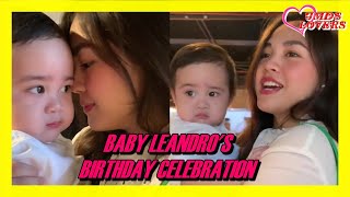 Janella Salvador Baby Leandros Birthday Celebration