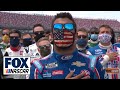 Bubba Wallace emotional as NASCAR's drivers, Richard Petty st...