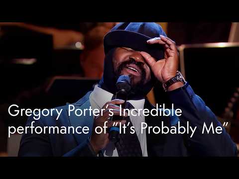 Gregory Porter performs It&#039;s Probably Me at the Polar Music Prize Ceremony 2017