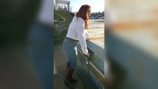 Getting Gas With Vivian Ireene Pierce - Redheaded Southern Girl